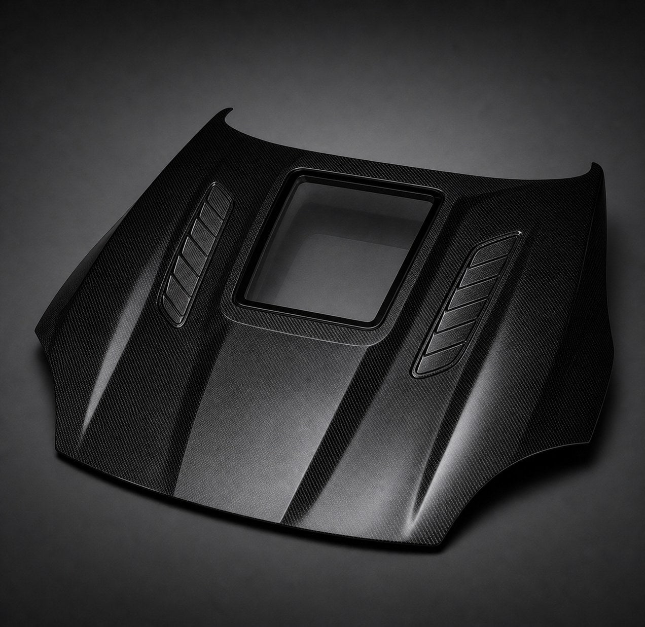 2014-2024 Jaguar F-Type X152 Carbon Fiber Hood - Alternate angle