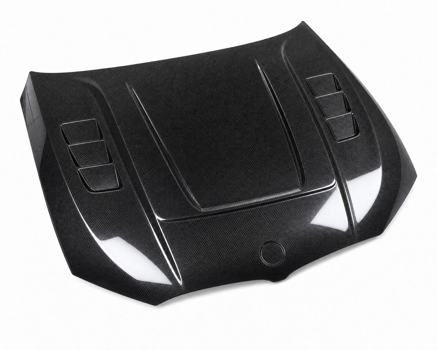 2019-2026 BMW 3 Series G20/G28 Double-Sided Carbon Fiber Hood - Alternate angle