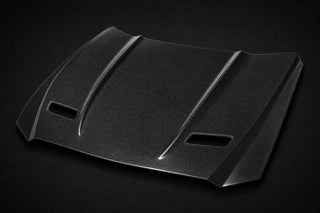 2015-2017 Ford Mustang S550 GT Style Carbon Fiber Hood - Alternate angle