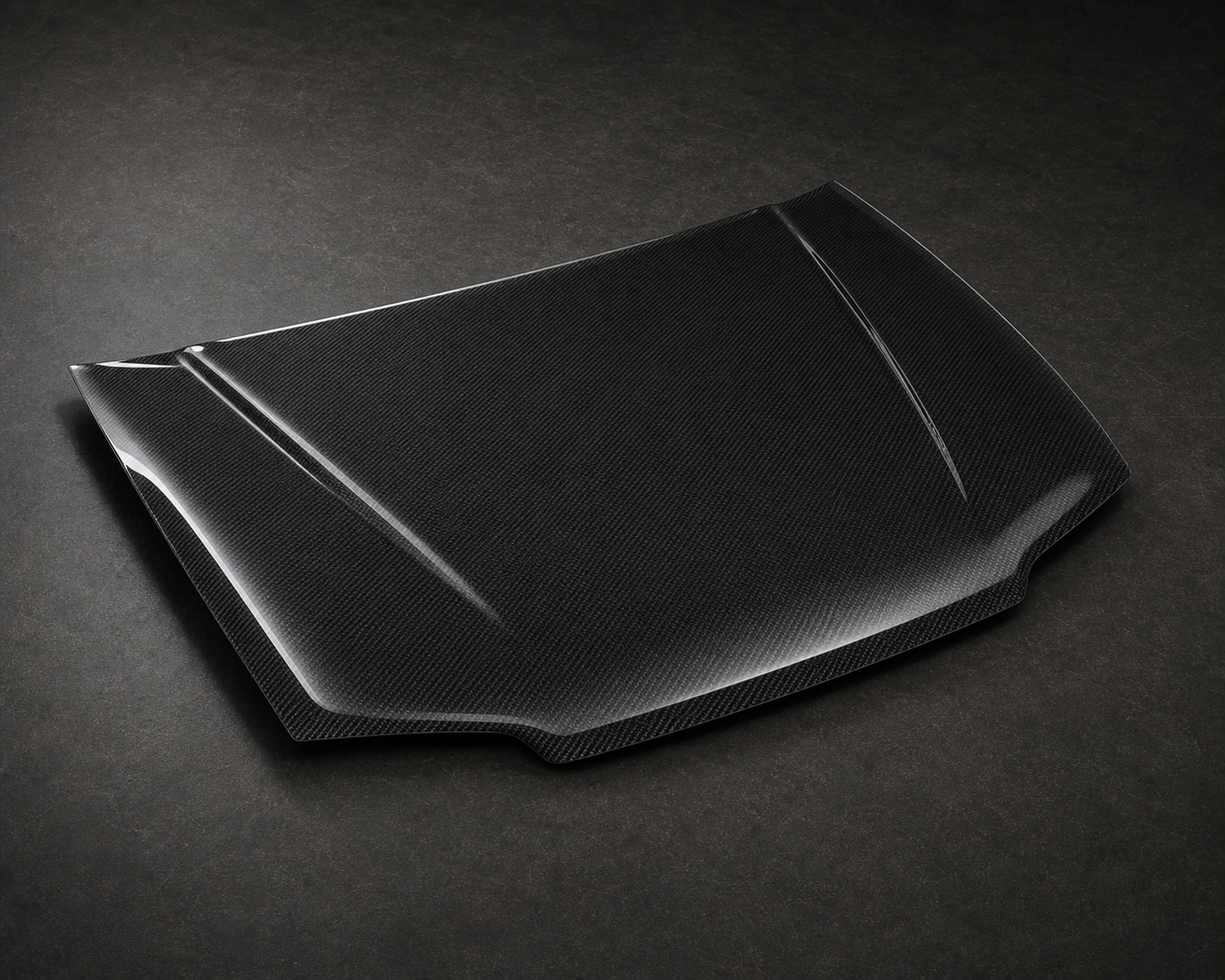 1992-1995 Honda Civic EG6 OEM Style Carbon Fiber Hood - Alternate angle