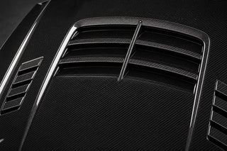 2013-2018 Mercedes-Benz A-Class W176 Carbon Fiber Hood - Detail closeup