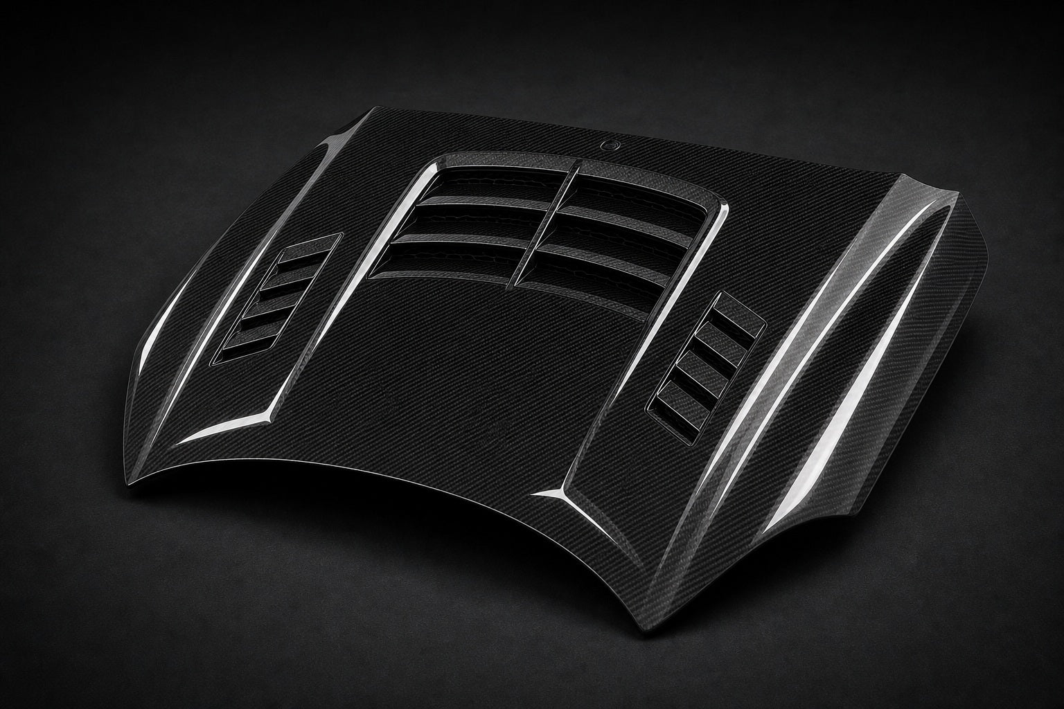 2013-2018 Mercedes-Benz A-Class W176 Carbon Fiber Hood - Alternate angle
