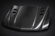 2014-2019 Cadillac CTS 3rd Gen 3K Twill Carbon Fiber Hood