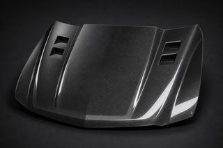 2014-2019 Cadillac CTS 3rd Gen 3K Twill Carbon Fiber Hood - Hero product
