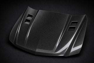 2014-2019 Cadillac CTS 3rd Gen 3K Twill Carbon Fiber Hood - Alternate angle