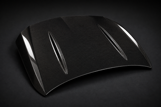 2013-2018 Mercedes-Benz A-Class W176 AMG Style Carbon Fiber Hood - Alternate angle
