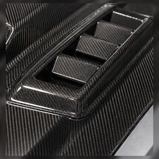 2010-2014 Ford Mustang S197 Carbon Fiber Hood - Alternate angle