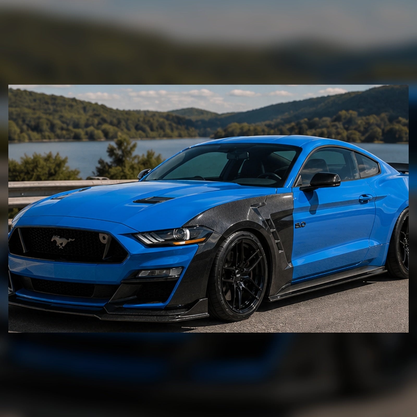 2018-2021 Mustang S550 Carbon Fiber Fenders