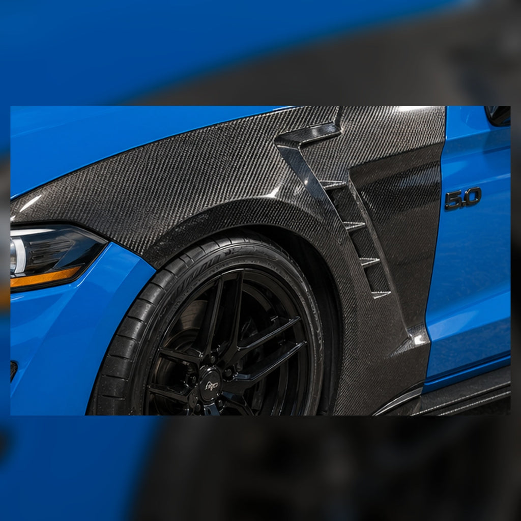 2018-2021 Mustang S550 Carbon Fiber Fenders