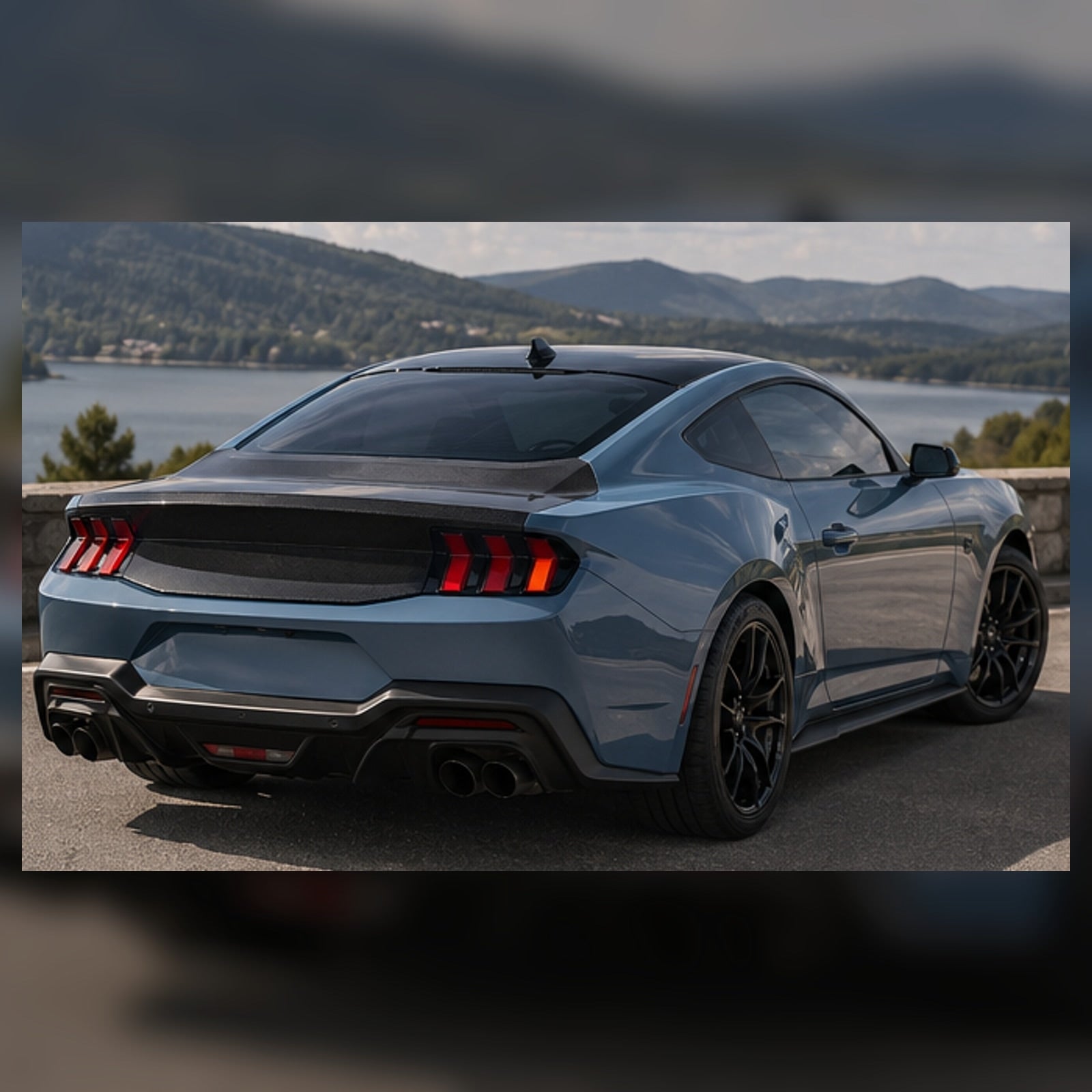 2024-2025 Mustang S650 Carbon Fiber Decklid