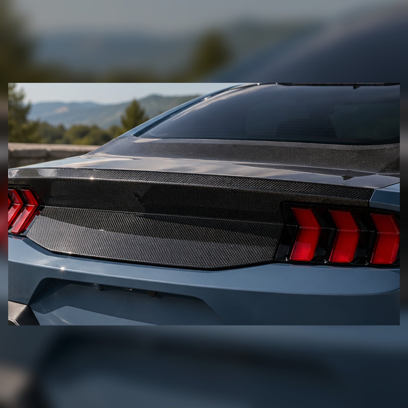 2024-2025 Mustang S650 Carbon Fiber Decklid