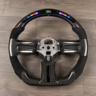 2013-2016 Infiniti G37/Q50/Q60 Purple Alcantara Carbon Fiber Steering Wheel