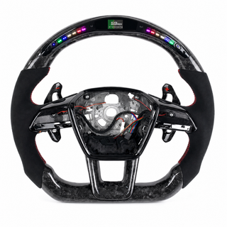 2023-2026 Ford Mustang S650 GT500 EcoBoost Sport LED Carbon Fiber Steering Wheel