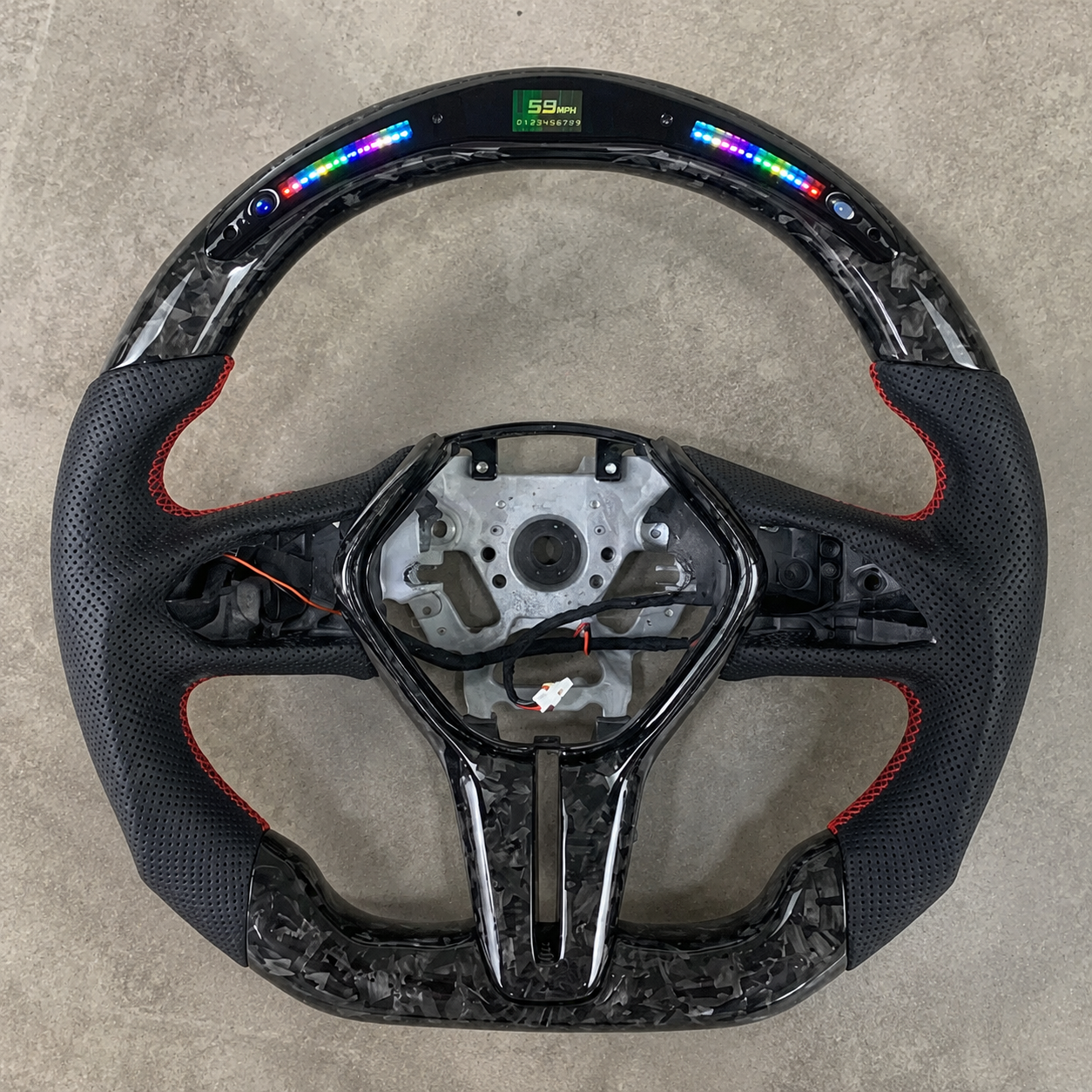 2018 Infiniti Q50/Q60/QX50/QX55/QX60 LED Forged Carbon Fiber Steering Wheel