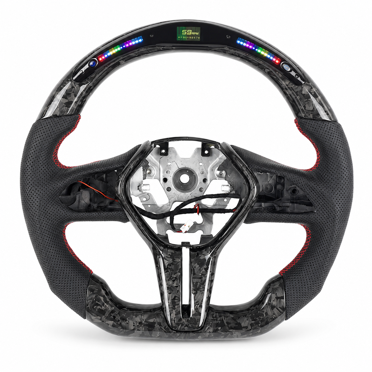 2018 Infiniti Q50/Q60/QX50/QX55/QX60 LED Forged Carbon Fiber Steering Wheel