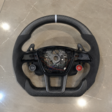 2018-2024 Audi A6/S6/RS6/A7/S7/RS7 C8 Alcantara Carbon Fiber Steering Wheel
