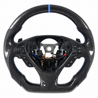 2007-2009 Acura TL Sport Leather Carbon Fiber Steering Wheel