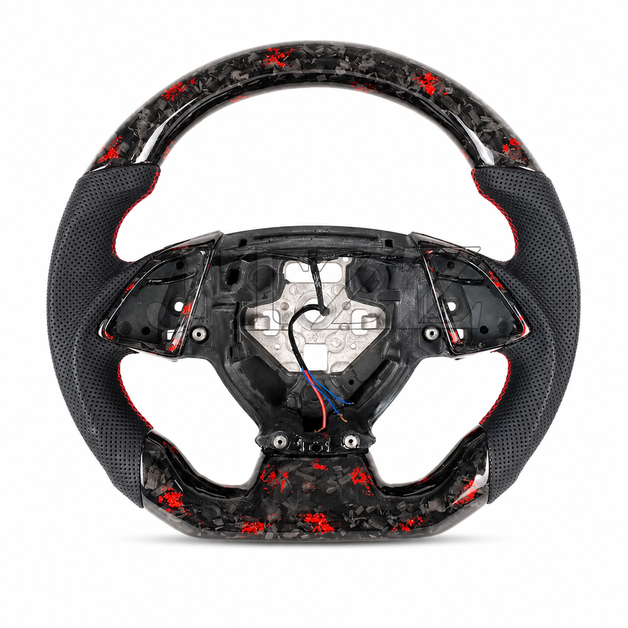 2016 Chevrolet Camaro/Corvette C7 Leather Forged Carbon Fiber Steering Wheel