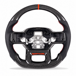 2019-2024 Ford F-150 Raptor Carbon Fiber Leather Steering Wheel