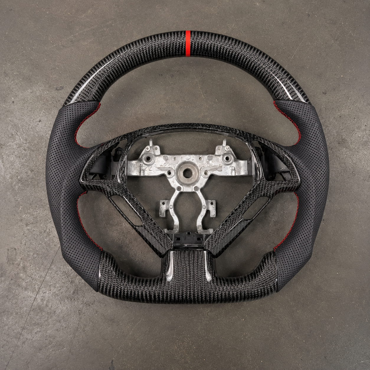 2008-2017 Infiniti G37/G35/G25/G20/Q60 Coupe Sedan Carbon Fiber Steering Wheel