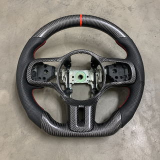 2008-2012 Mitsubishi Lancer Evolution X Sport Carbon Fiber Steering Wheel