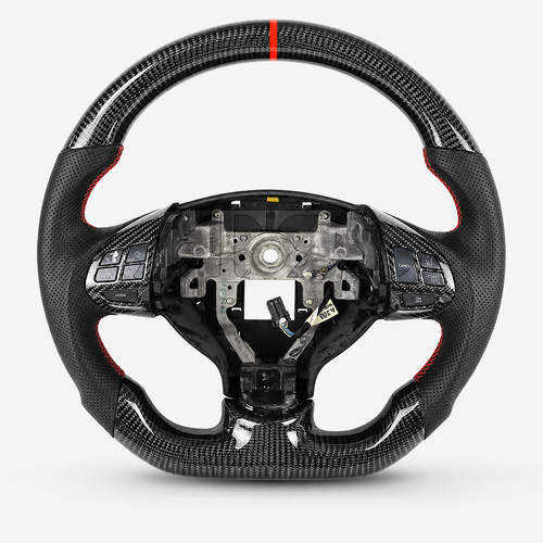 2008-2012 Mitsubishi Lancer Evolution X Sport Forged Carbon Fiber Steering Wheel