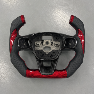 2015-2019 Ford Focus MK4 Sport Racing Carbon Fiber Steering Wheel