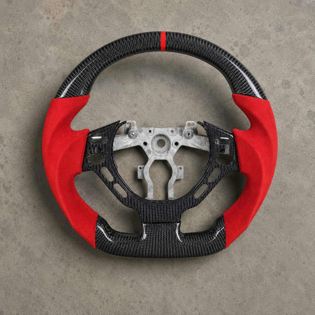 Nissan GT-R R35 Sport Leather Carbon Fiber Steering Wheel
