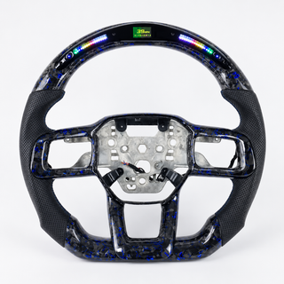 2023-2026 Ford Mustang S650 GT500 EcoBoost Forged Carbon Fiber Steering Wheel