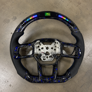 2023-2026 Ford Mustang S650 GT500 EcoBoost Forged Carbon Fiber Steering Wheel
