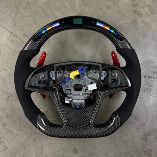 2013-2016 Cadillac ATS-V/CTS-V Sport LED Carbon Fiber Steering Wheel