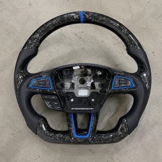 2015-2016 Ford Focus MK3 ST/RS Forged Carbon Fiber Steering Wheel