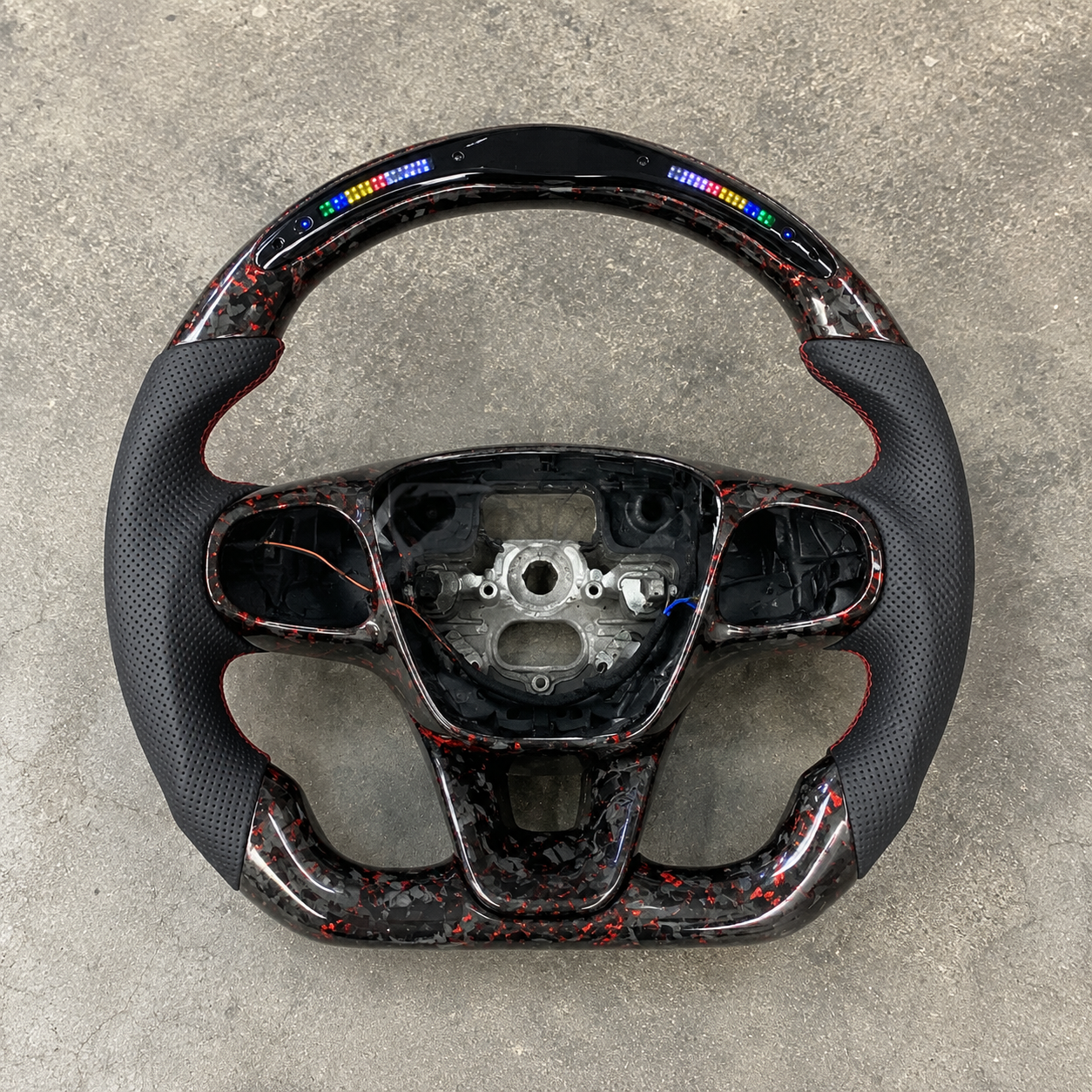 2011-2017 Ford Focus MK4 ST/RS LED Carbon Fiber Steering Wheel