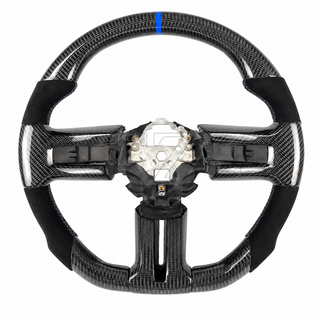 2006-2009 Ford Mustang GT/Shelby GT350/GT500 Leather Carbon Fiber Steering Wheel