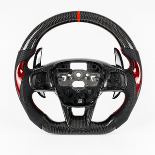 2015-2019 Ford Focus MK4 ST/RS Carbon Fiber Steering Wheel with Shift Paddles