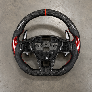 2015-2019 Ford Focus MK4 ST/RS Carbon Fiber Steering Wheel with Shift Paddles