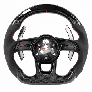 2017-2024 Audi A4/A5/S3/S4/S5/RS LED Carbon Fiber Steering Wheel