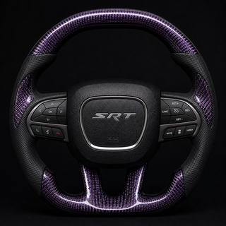 2015-2023 Dodge Charger / Challenger / Durango / Jeep SRT Carbon Fiber Steering Wheel - Installed context