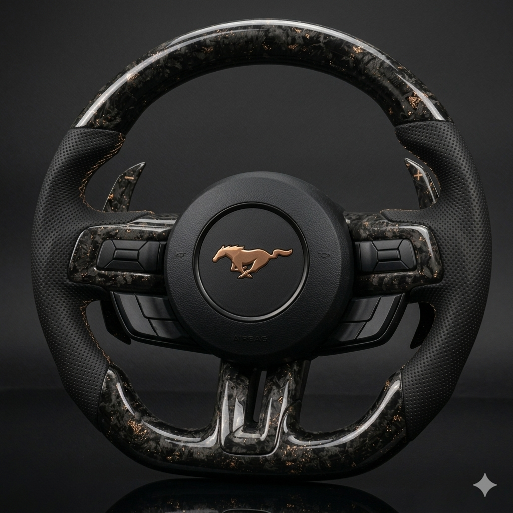 Ford Mustang Carbon Fiber Steering Wheel