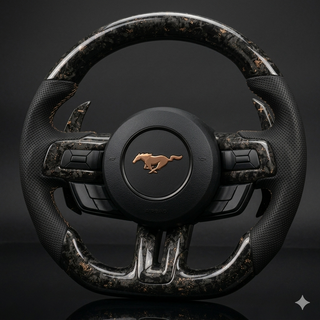 2015-2023 Ford Mustang S550 Carbon Fiber Steering Wheel - Hero product
