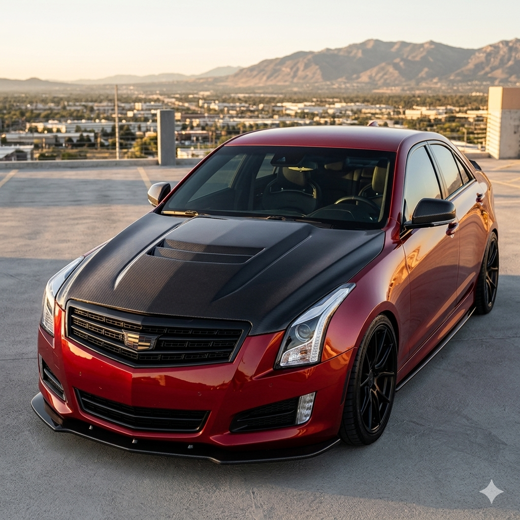 2014 Cadillac ATS Carbon Fiber Hood