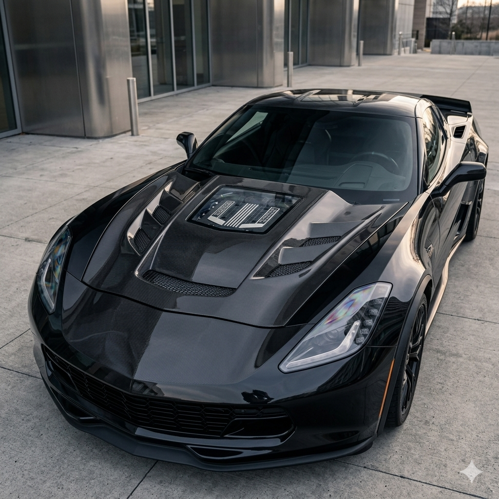 Corvette C6/C7 Carbon Fiber Hood