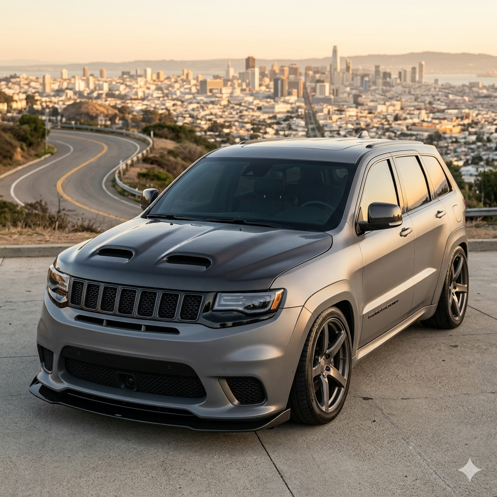 2013-2023 Jeep Grand Cherokee Carbon Fiber Hood