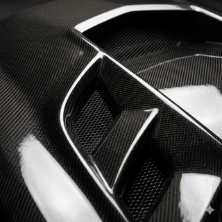 2014-2019 Chevrolet Corvette C7 Carbon Fiber Hood - Alternate angle