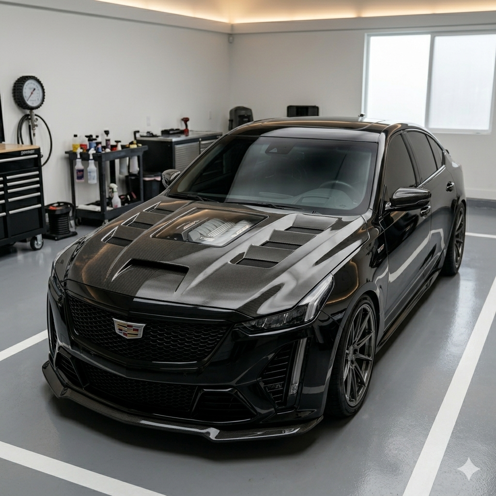 Cadillac CT5 Carbon Fiber Hood