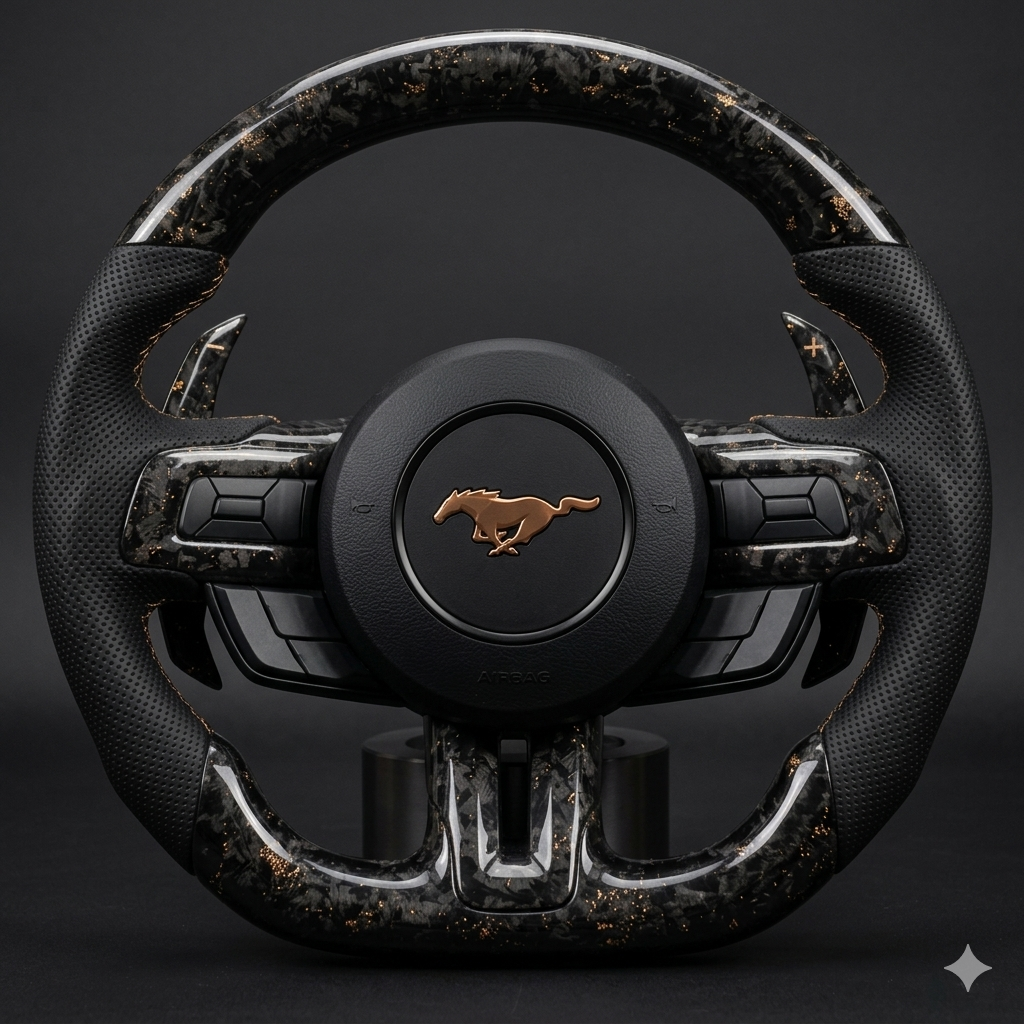Ford Mustang Carbon Fiber Steering Wheel