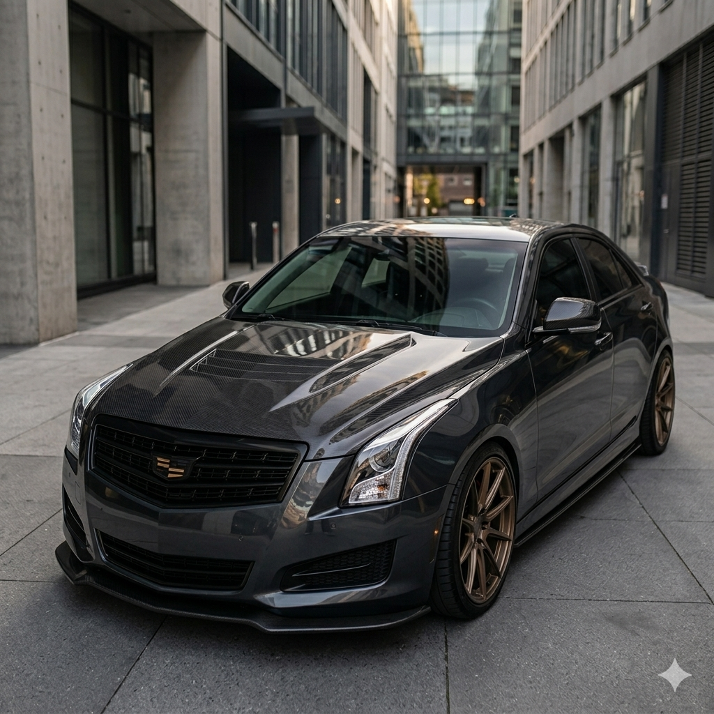 2014-2019 Cadillac ATS Carbon Fiber Hood
