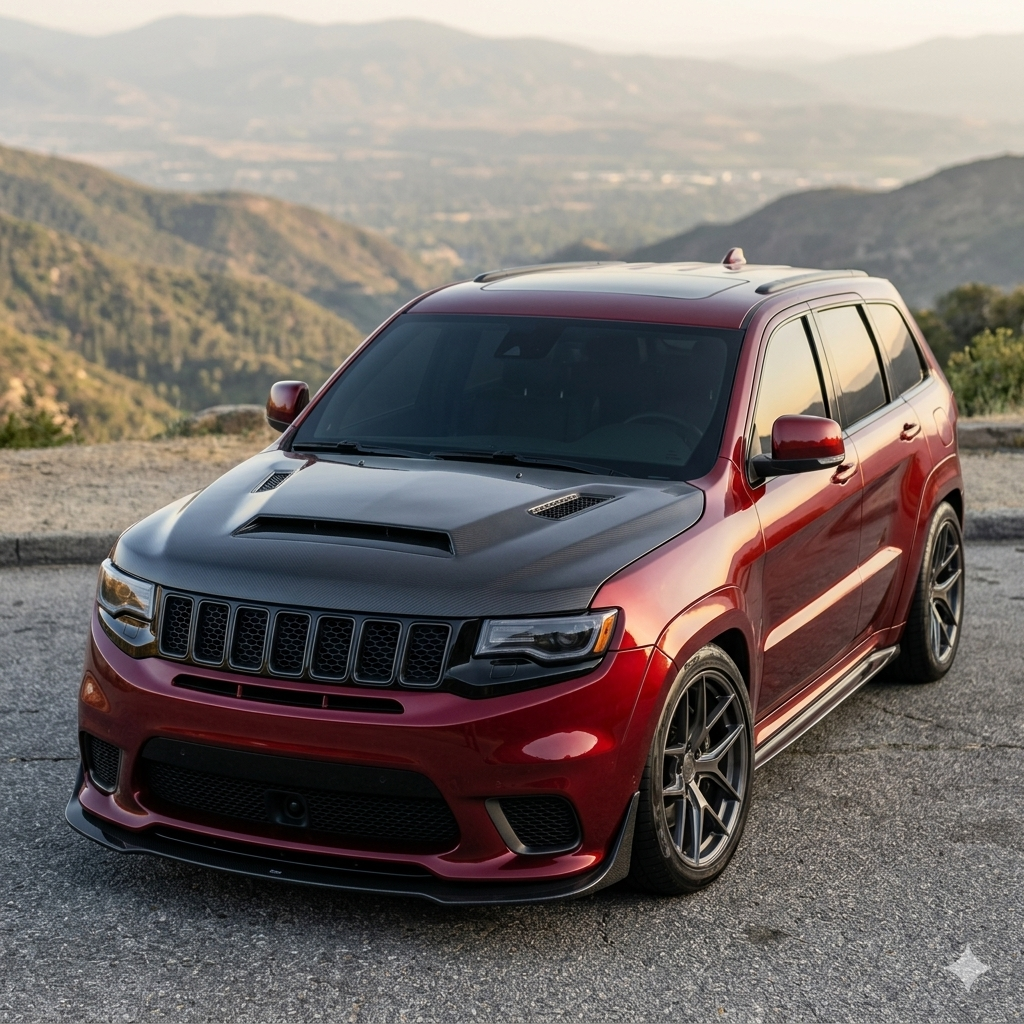 Jeep Grand Cherokee Carbon Fiber Hood