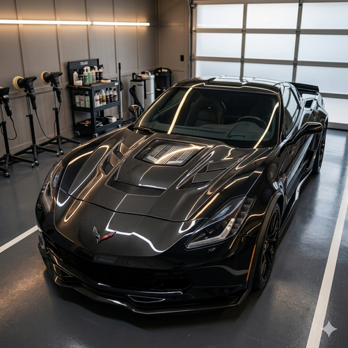 2005-2019 Chevrolet Corvette C6/C7 Carbon Fiber Hood - Hero product