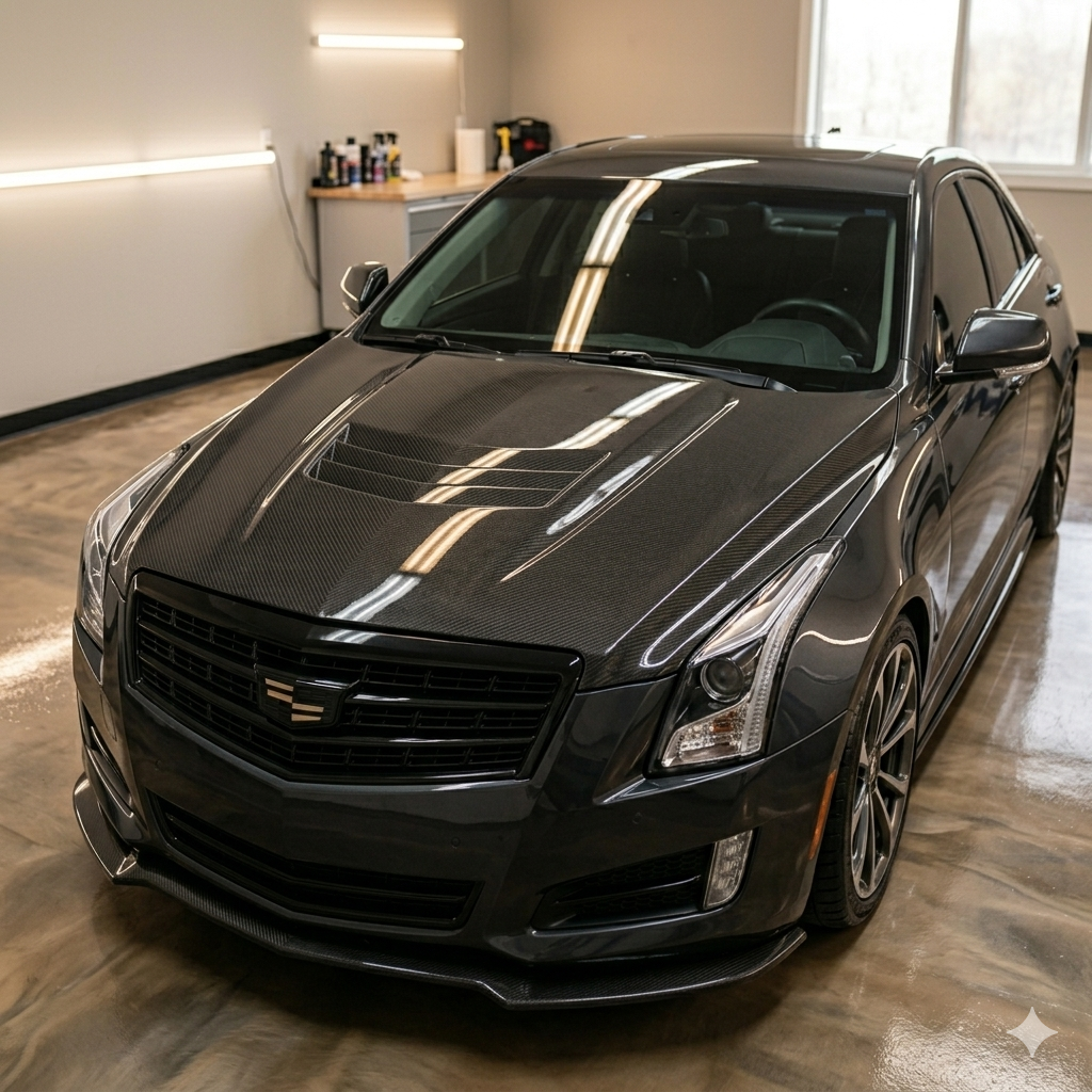 2014-2019 Cadillac ATS Carbon Fiber Hood